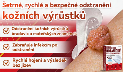 ✨PuraCure® Mikrojehličková botanická náplast na odstranění bradavic(✅CE certifikace)👍