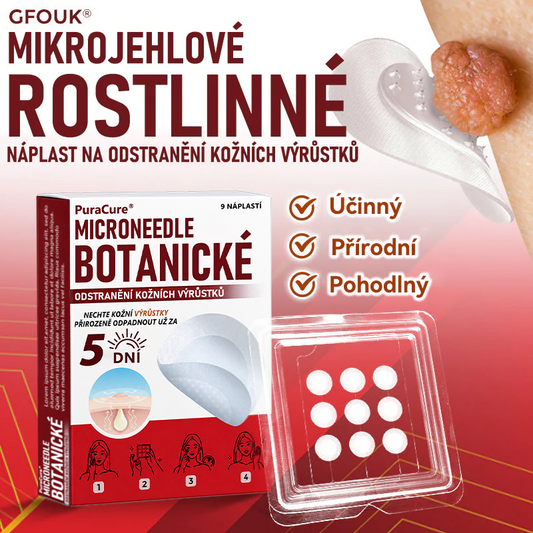 ✨PuraCure® Mikrojehličková botanická náplast na odstranění bradavic(✅CE certifikace)👍