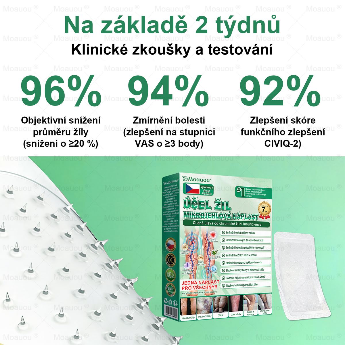 ✨✅Moauou® 𝐕𝐞𝐢𝐧 𝐓𝐚𝐫𝐠𝐞𝐭 𝐌𝐢𝐜𝐫𝐨𝐧𝐞𝐞𝐝𝐥𝐞 𝐏𝐚𝐭𝐜𝐡⚡Okamžitá úleva, dlouhodobé výsledky - Velký výprodej